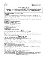 Bai 40 Thuc hanh Tim hieu vung cong nghiep truyen thong o Dong Bac Hoa Ki va vung cong nghiep Vanh dai Mat Troi