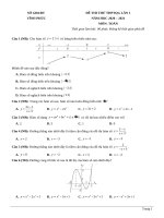 14  đề thi thử TN THPT 2021   môn toán   sở GD đt vĩnh phúc   lần 1   file word có lời giải 