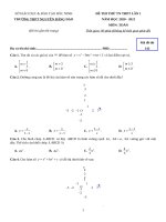 5  đề thi thử TN THPT 2021   môn toán   THPT nguyễn đăng đạo   bắc ninh   lần 1   file word có lời giải 
