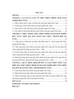 Thực hiện chính sách  giảm nghèo bền vững trên địa bàn  quận hải châu, thành phố đà nẵng 