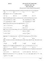 1  đề thi thử TN THPT 2021   môn toán   nhóm GV MGB   đề 1   file word có lời giải chi tiết 