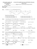 45  đề thi thử TN THPT 2021   môn toán   bộ đề chuẩn cấu trúc minh họa   đề 45   file word có lời giải 