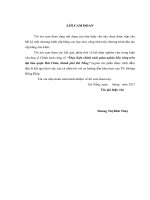 THỰC HIỆN CHÍNH SÁCH GIẢM NGHÈO bền VỮNG TRÊN địa bàn QUẬN hải CHÂU, THÀNH PHỐ đà NẴNG 