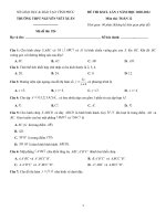 4  đề thi thử TN THPT 2021   môn toán   THPT nguyễn viết xuân   vĩnh phúc   lần 1   file word có lời giải 