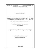 Nghiên cứu tính đa dạng và đề xuất biện pháp quản lý côn trùng bộ cánh cứng (coleoptera) tại khu bảo tồn thiên nhiên pù hoạt, tỉnh nghệ an​ 