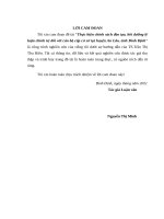 THỰC HIỆN CHÍNH SÁCH đào tạo, bồi DƯỠNG lý LUẬN CHÍNH TRỊ đối với cán bộ cấp cơ sở tại HUYỆN AN lão, TỈNH BÌNH ĐỊNH 