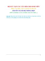 BỘ sưu tập các câu hỏi CHO SINH VIÊN PHỤC vụ học tập và bảo vệ đồ án CHUYÊN NGÀNH hệ THỐNG điện 