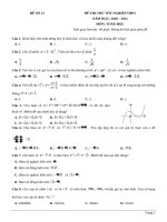13  đề thi thử TN THPT 2021   môn toán   nhóm GV MGB   đề 13   file word có lời giải chi tiết 