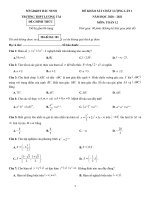 3  đề thi thử TN THPT 2021   môn toán   THPT lương tài   bắc ninh   lần 1   file word có lời giải 