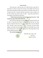 Thiết kế mới tuyến đường qua huyện nga sơn tỉnh thanh hóa đoạn km0 00 đến km3 00 