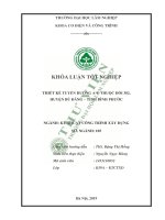 Thiết kế tuyến đường đi qua 2 diểm a c thuộc đồi 302 huyện bù đăng tỉnh bình phước 