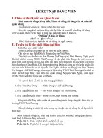 KICH BAN LE KET NAP DANG VIEN