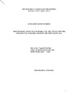 (Sáng kiến kinh nghiệm) THIẾT kế TÌNH HUỐNG KHỞI ĐỘNG TRONG dạy học LỊCH sử 10 THEO ĐỊNH HƯỚNG PHÁT TRIỂN NĂNG lực NGƯỜI học 