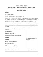 Giáo án đạo đức lớp 1 bộ sách chân trời sáng tạo (trọn bộ)