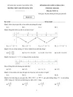 11  đề thi thử TN THPT 2021   môn toán   THPT chuyên hưng yên   lần 1   file word có lời giải 