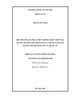 Bồi thường do truất hữu trong thực tiễn giải quyết tranh chấp hiện đại của trung tâm giải quyết tranh chấp đầu tư quốc tế  
