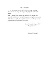 THỰC HIỆN CHÍNH SÁCH bảo TRỢ xã hội đối với NGƯỜI KHUYẾT tật TRÊN địa bàn TỈNH QUẢNG NAM 