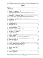 KHẢO SÁT VÀ TÍNH TOÁN KIỂM TRA HỆ THỐNG TRUYỀN LỰC TRÊN XE NÂNG HÀNG FG507