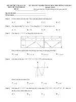 43  đề thi thử TN THPT 2021   môn toán   bộ đề chuẩn cấu trúc minh họa   đề 43   file word có lời giải 