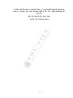 Nghiên cứu công tác kế toán bán hàng và xác định kết quả kinh doanh tại công ty cổ phần công nghệ hóa dược quốc tế tây âu quận hà đông TP hà nội 