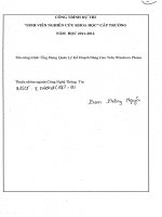 Ứng dụng quản lý kế hoạch nâng cao trên windows phone 