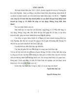 Nghiên cứu công tác kế toán tiêu thụ thành phẩm và xác định kết quả hoạt động kinh doanh tại công ty cổ phần bê tông và xây dựng thăng long HB hòa bình 