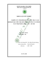 Nghiên cứu tình hình kế toán tiêu thụ và xác định kết quả tiêu thụ hàng hóa tại công ty cổ phần xuất nhập khẩu than TKV hà nội 