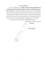 Nghiên cứu công tác kế toán bán hàng và xác định kết quả hoạt động kinh doanh tại công ty TNHH bán hàng trực tuyến hà nội 