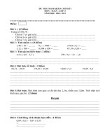 De thi tham khao cuoi ki I mon Toan