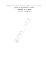 Nghiên cứu công tác kế toán bán hàng và xác định kết quả kinh doanh tại công ty cổ phần kinh doanh thiết bị vật tư ngân hàng 