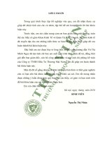 Nghiên cứu tình hình tài chính của công ty TNHH đầu tư thương mại nam tiến 