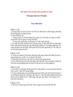 Bo de thi vao chuyen sinh HN Ams cac nam tu 20062010