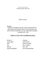 Đánh giá tình hình cấp giấy chứng nhận quyền sử dụng đất, quyền sở hữu nhà ở và tài sản khác gắn liền với đất tại phường lộc hạ, thành phố nam định, giai đoạn 2017 – 2019 