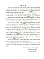 Phân tích hoạt động quản trị marketing của công ty TNHH khang đạt 