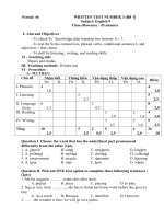 De kiem tra Anh 9 so 3 Mtran De Dan De 1