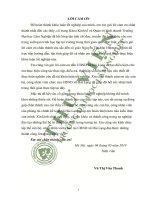 Nghiên cứu công tác quản lý thu chi ngân sách nhà nước tại xã hải lạng huyện tiên yên tỉnh quảng ninh 