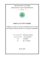 Nghiên cứu công tác kế toán chi phí sản xuất và tính giá thành sản phẩm tại công ty CP đại phát composite hà nội 