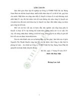 Nghiên cứu công tác kế toán bán hàng và xác định kết quả bán hàng tại công ty TNHH thiết bị xây dựng nam phát hà nội 