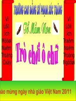 tro choi o chu 2011