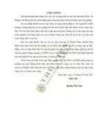 Đánh giá tác động môi trường của dự án xây dựng hồ chứa nước huổi bẻ xã thanh chăn huyện điện biên tỉnh điện biên 