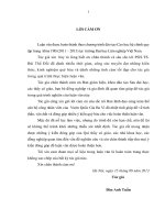 Nghiên cứu một số đặc điểm lâm học loài gù hương cinnamomum balansae lecomte làm cơ sở cho công tác bảo tồn và phát triển tại vườn quốc gia ba vì 