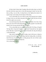 Đánh giá hiện trạng môi trƣờng nƣớc mặt tại khu vực đại học lâm nghiệp 