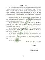 Nghiên cứu bảo tồn loài sến mật madhuca pasquieri dubard h j lam tại vườn quốc gia ba vì thành phố hà nội 