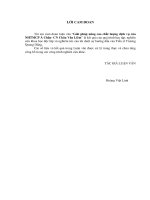 Luận văn Thạc sĩ Kinh tế: Giải pháp nâng cao chất lượng dịch vụ của NHTMCP Á Châu - Chi nhánh Châu Văn Liêm