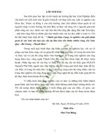 Đánh giá thực trạng và nghiên cứu giải pháp quản lý các loài sâu hại cây sến tại khu bảo tồn thiên nhiên rừng sến tam quy hà trung thanh hóa 