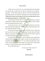 Đánh giá ảnh hưởng của hoạt động du lịch đến môi trường tại khu du lịch suối khoáng huyện kim bôi tỉnh hòa bình 