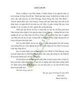 Đánh giá thực trạng và thiết kế mô hình xử lý nước cấp sinh hoạt tại xã thái phương huyện hưng hà tỉnh thái bình 