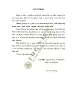 Đánh giá hiệu quả kinh tế sinh thái của một số mô hình rừng trồng tại xã xuân chinh huyện thường xuân tỉnh thanh hóa 