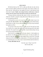 Nghiên cứu đa dạng loài thực vật thân thảo ở rừng kín thường xanh trên núi đá vôi tại vườn quốc gia xuân sơn tỉnh phú thọ 