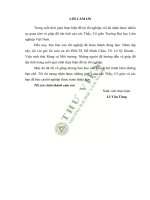 Nghiên cứu ảnh hưởng của biến đổi khí hậu đến nguy cơ cháy rừng ở vùng sinh thái tây bắc việt nam 